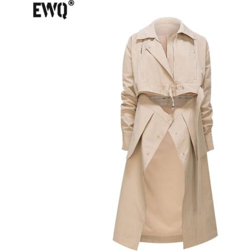 Женские тренчи EWQ China At AliExpress