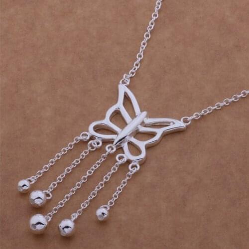 AN564 Hot sterling Necklace fashion jewelry pendant /axcajoja bcgajtna silver color
