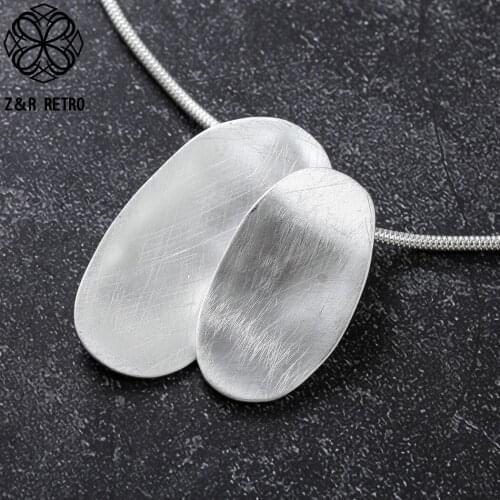 Silver Color Alloy Statement Necklace Adjustable Metal Neck Choker Jewelry Pendant For Women Chain Collar Suspension Accessories