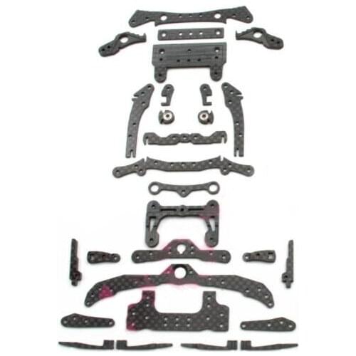 Fish Car Light Weight Suspension Kit 2018 Swing Set For Tamiya Mini 4WD Car Model