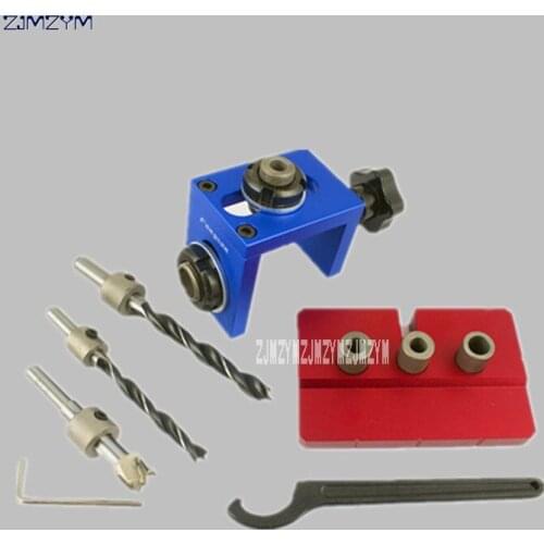 New Hot 08350 08500 3-in-1 Punch Locator Round Wooden Tenon Punch Locator Woodworking Cutters Hole Opening Device 23-42mm 5-35mm