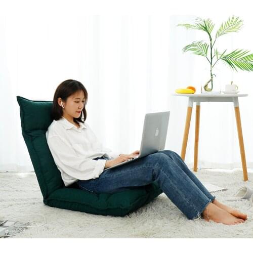 New Single Small Sofa Lazy Sofa Tatami Bed Dormitory Computer Chair Bedroom Balcony Bay Window Chair Floor Office Chair Reading