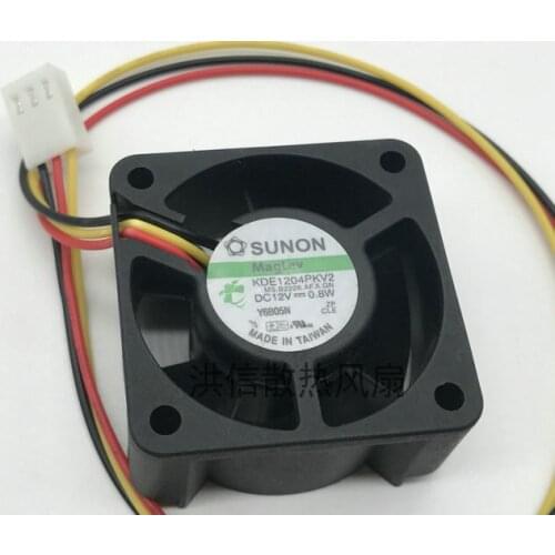 Original kde1204pkv2 12V 0.8W 4020 maglev switch mute fan