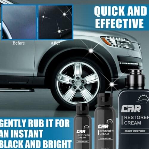 Car Plastic Parts Retreading Agent Panel Agent Car Polish Wax Plastic Leather Retreading Agent Auto Interior Cleaner