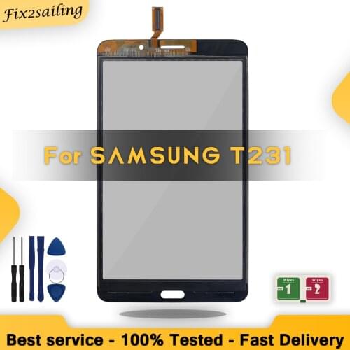 Tested Touch Screen For Samsung Galaxy TAB 3 7.0 SM-T210 SM-T211 SM-T230 SM-T231 T210 T211 T230 T231 Outer Glass Panel Replace