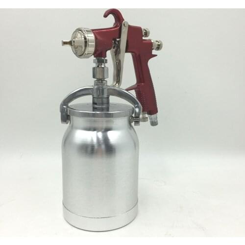 SAT1179 Painting Spray Gun Nozzle 1.7mm Suction Feed Paint Air Sprayer 1L Pot Handheld Pneumatic Pressure Vacuum Spray Tool