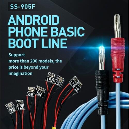 Sunshine SS-905F For Android Huawei Samsung Xiaomi Vivo Oppo Power Supply Test Cable Mobile Phone Boot Line Repair Test Cord