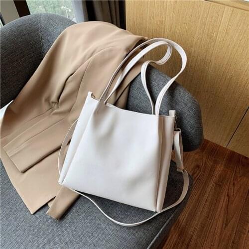 2021 Texture large capacity womens shoulder bag net red fashion handbag pu straddle bag temperament girl Tote Bag