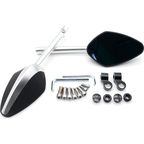 Universal 7/8" Motorcycle Mirror Rearview Mirror Motorbike Rear View Side Mirrors FOR Suzuki katana Bandit Hayabusa SV650 GSR750