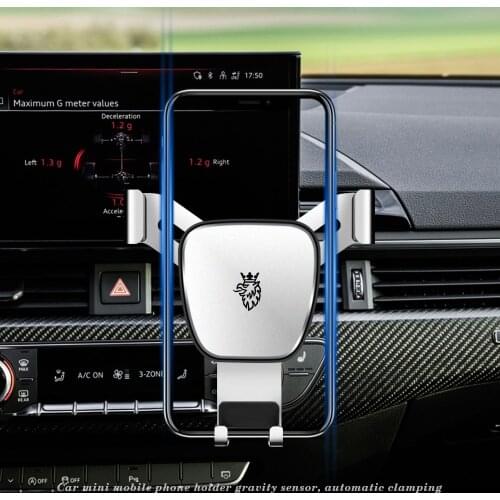 Universal Car Mobile Phone Holder Air Vent Mount Stand For SAAB 9-3 9-5 93 9000 900 9-7 600 99 9-X Turbo Car Accessories