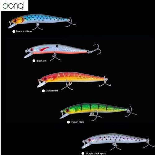DONQL1Pc Wobbler Minnow Fishing Lure 9.5cm 8.7g Hard Balt Carp Fish Road Snakehead Hard Lure Minow Sea Fishing Artificial Bats
