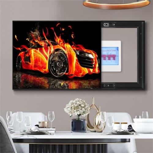 DIY Cross Stitch Diamond Painting,Cartoon Sports car Ferrari Lamborghini Paint home decor Full Square Round embroidery