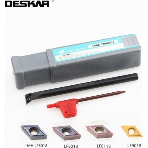 1PC S16Q-SDUCR07 S16Q-SDUCL07 S16Q-SDUCR11 S16Q-SDUCL11 CNC Turning Tools Carbide Inserts Lathe Cutter Tool Set +10PCS DCMT