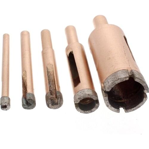2Pcs 6-16mm Sintered Diamond Hole Saw Cutter Core Drill Bit Masonry Tools For Stone Marble Granite Tile