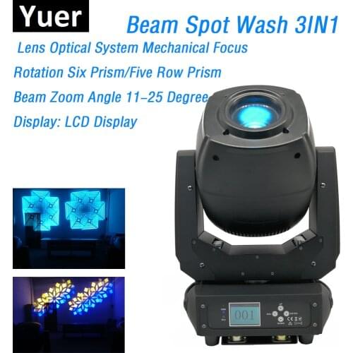 230W LED Lyre Moving Head Light Beam Spot Wash 3IN1 Light Party Light DJ Stage Light Night Club DMX Moving Stage Lighting Effect