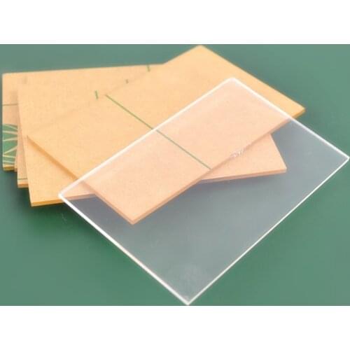 28pcs/lot Acrylic Board Transparent Home Improvement PMMA Plastic Building Material Perspex Commercial Products