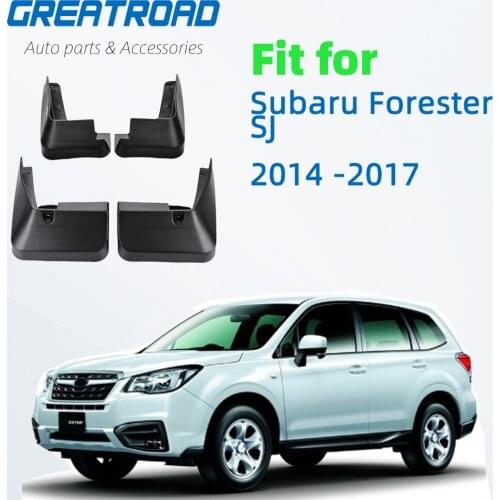 4pcs Car Fender Flares for Subaru Forester SJ 2014 2015 2016 2017 Front Rear Splash Guards Mud Flaps Mudguards Mudflap