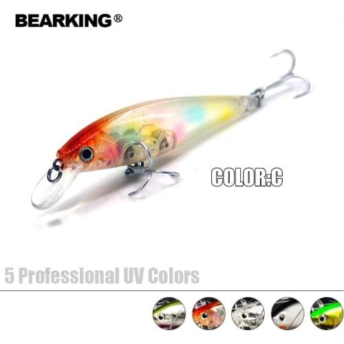 7.8cm 9.2g Bearking New 1PC New Arrival Hot Sale Minnow Hard Fishing Lure Bait Fresh Water Fishing Tackle Artificial Lures Bait