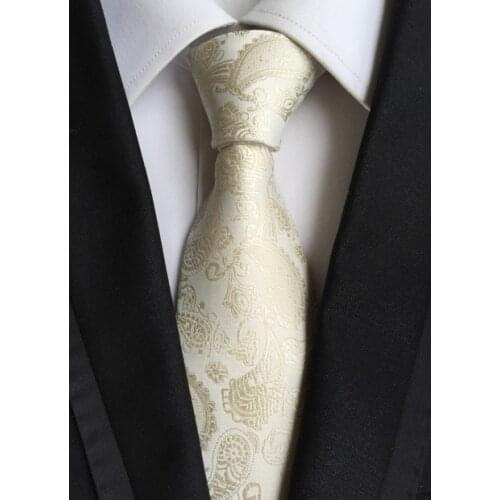 8cm Men Formal Ties High Quality Jacquard Woven Necktie for Meeting