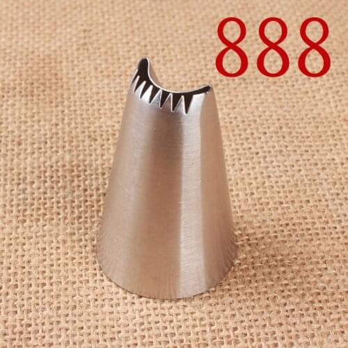 888# Cream Decorating Mouth 304 Stainless Steel Baking DIY Tool Extra Large