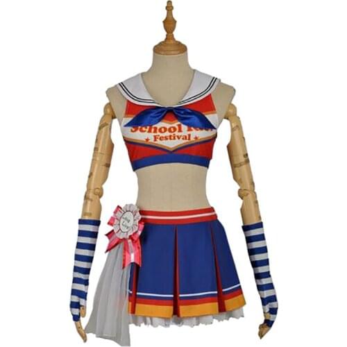 Anime Love Live Kurosawa Dia Cosplay Costume Skirt Gloves Sock Daily Cheerleaders Carnival Party Festival Uniform Brand New