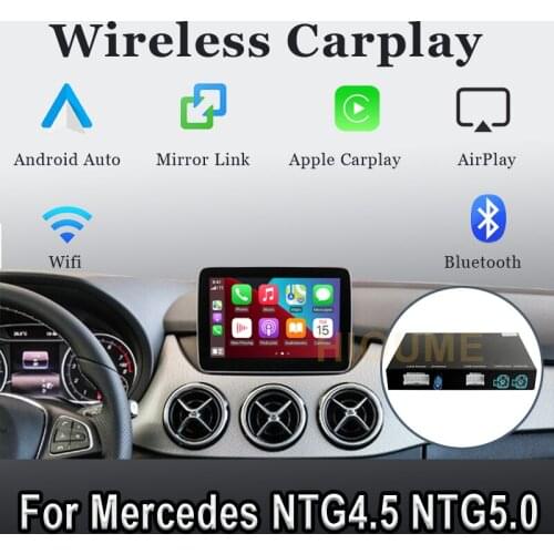 Wireless Carplay&Andorid Auto For Mercedes Benz C-Class W205 GLC 2015-2018 With AirPlay Mirror Link navigation
