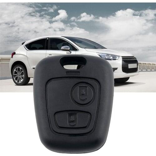 Key Shell Remote Key Shell Fit For CITROEN C1 C2 C3 Pluriel C4 C5 PEUGEOT Fob 2 BTN Case Auto Replacement Parts