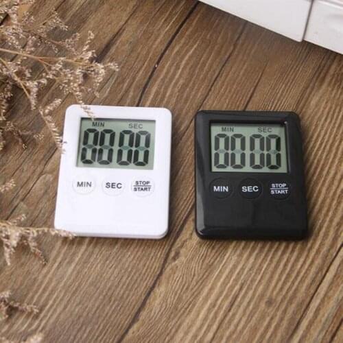 100pcs Digital Electronic LCD Magnetic Countdown Cooking Timer Count Down Egg Kitchen 99 Minute Alarm Clock