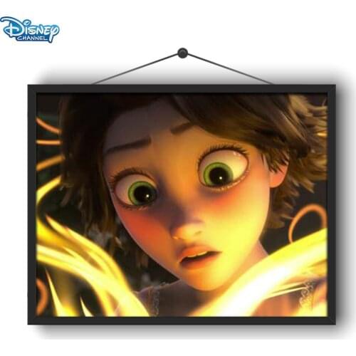 Disney 5D DIY Diamond Painting "Tangled" Movie Screen Series Full Circle Diamond Embroidery Kit Handmade Craft Home Decoration