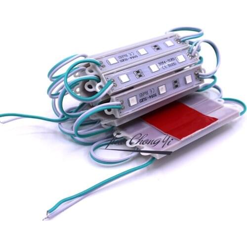 Hot 20PS/lot 5054 3 LED Module IP65 Waterproof DC 12V Super Bright Lighting Light Double Sided Adhesive Anti-static For AdDesign