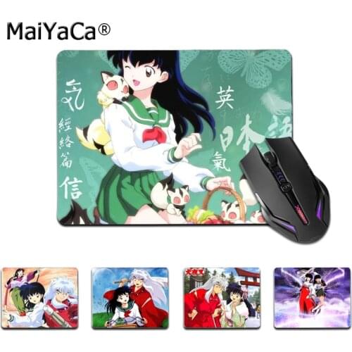 Maiyaca Top Quality Anime Inuyasha Higurashi Kagome gamer play mats Mousepad Top Selling Wholesale Gaming Pad mouse