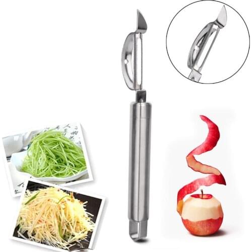Multifunctional Vegetable Peeler Tool Stainless Steel Antislip Fruit Vegetable Potato Peeler Knife Slicer Peel Blade For Kitchen