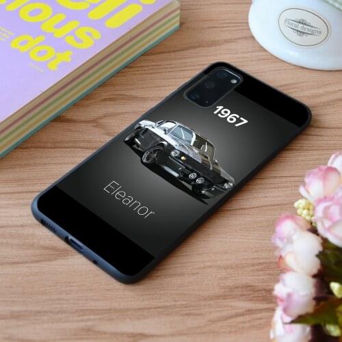 For Samsung Fod Mustang Shelby Gt500 1967 Poster Print Soft Silicone Matt Case TPU Cover Galaxy S Note M and Galaxy A