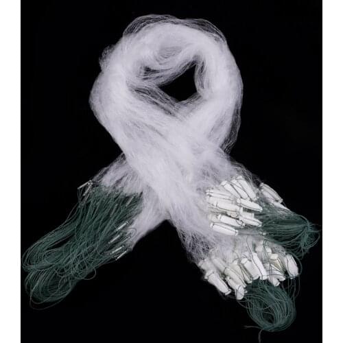 One Layer of Sticky Net Fishing Mesh Trap Monofilament Gill Net Netting Tackle With Float Outdoor 25M x 1M