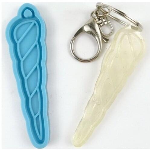 Keychain Casting Mold Sharp Cone Keychain Pendant Resin Mold Self-defensive Jewelry Making Mould Epoxy Resin Mold Tools