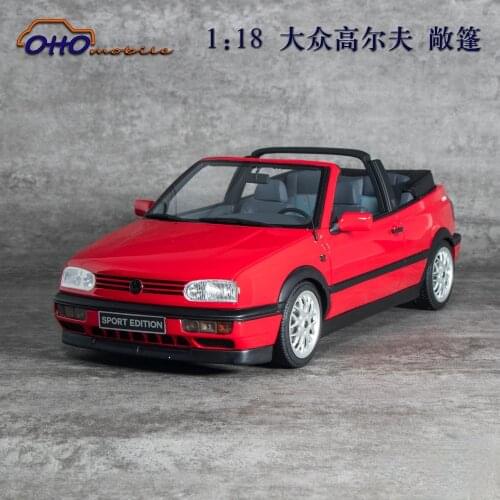 OTTO Mobile cars 1:18 Volks wagen Golf 3 Resin model collection limited edition roadster car