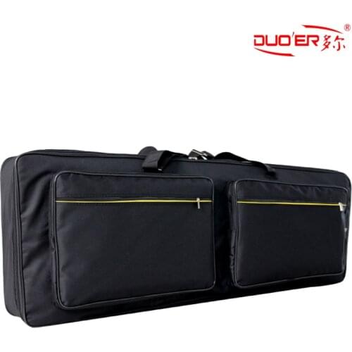 Duoer 61 Key Keyboard Bag 600D Thickened Nylon Instrument Keyboard Bag Waterproof Electronic Piano Cover Case For Electronic