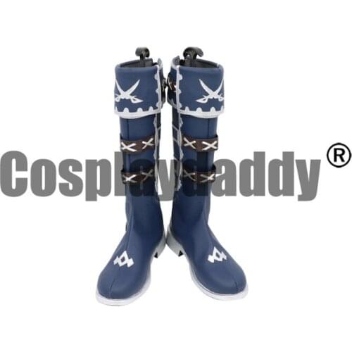 Sword Art Online: Memory Defrag Yuuki Asuna Pirate Ver. Cosplay Shoes Boots C006