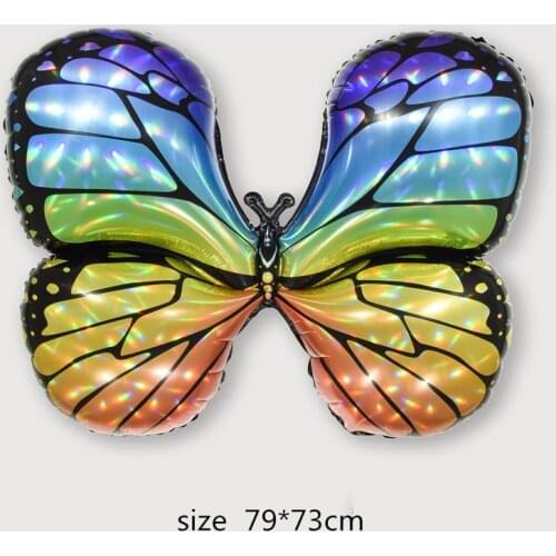 Animal balloons toys for children big laser butterfly helium balloon wedding decoration adult birthday party favors balloons