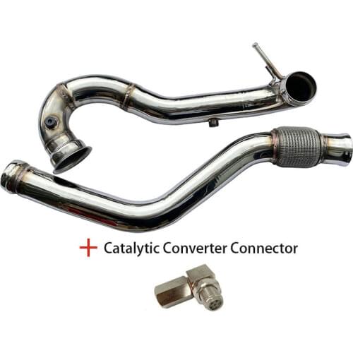 Turbo Catless Downpipe Exhaust for Benz for AMG A45 cla45 3inch K8-DP231