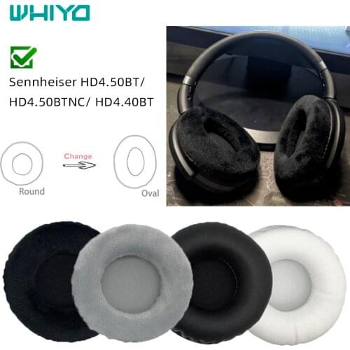 WHIYO 1 Pair of Ear Pads for Sennheiser HD4.50BT HD4.50BTNC HD4.40BT Headset Earpads Earmuff Cover Cushion Replacement Cups