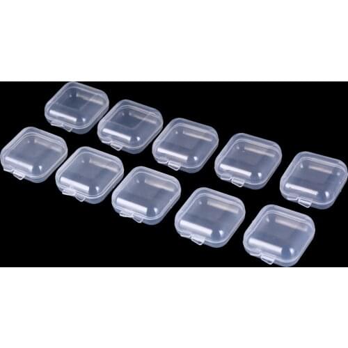 1pc/10pcs/20pcs/50Pcs Pill Earplugs Clear Tablet Pill Medicine Box Plastic Case Organizer Mini Pill Storage Container Weekly