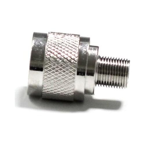 1pc N Male Plug switch F Female Jack RF Coax Adapter convertor Straight Nickelplated NEW wholesale