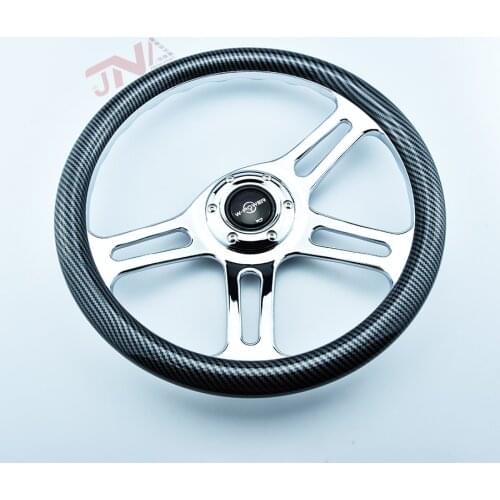 14'inch Auto Steering Wheel Customized Automotive with Horn Button Steering Wheel