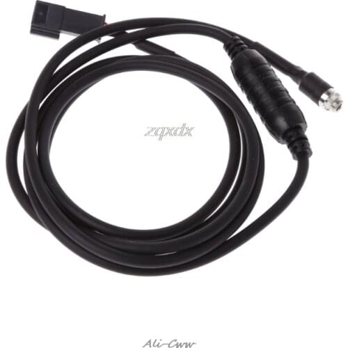 3 Pin 3.5mm Cable Adapter Aux Audio For BMW E39 E46 E53 X5 16:9 CD Player NAVI 3Pin CD Changer Jack Plug