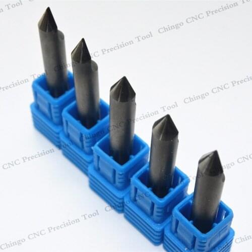 6mm*45degree*0.4mm,Freeshipping cnc solid carbide end mill,machine insert bit,diamond flat bottom engraving bit,marble, stone