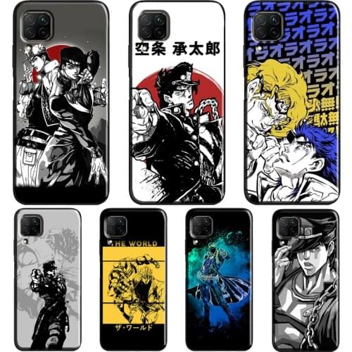 Jotaro Kujo And Dio Jojo Anime Case For Huawei P20 Lite P40 P30 Pro Nova 5T P Smart Z 2019 2021 Honor 10 Lite 9X 8X Cover