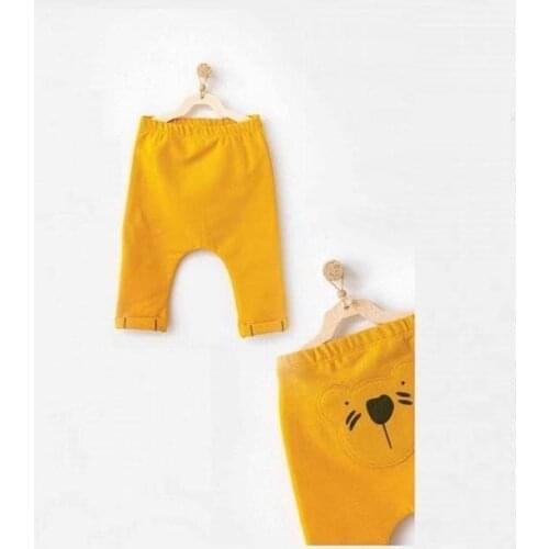 Andywawa AC21079 Bear Camp Baby Pants Mustard