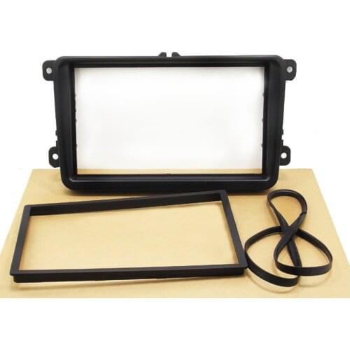 For 178 *102mm Car 2 Din Radio Multimedia DVD Player frame Install Kit for GOLF TIGUAN T5
