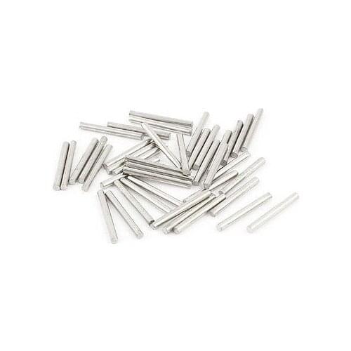 40Pcs 1.6mm Dia DIY Model Stainless Steel Circular Round Rod Bar 15mm Long